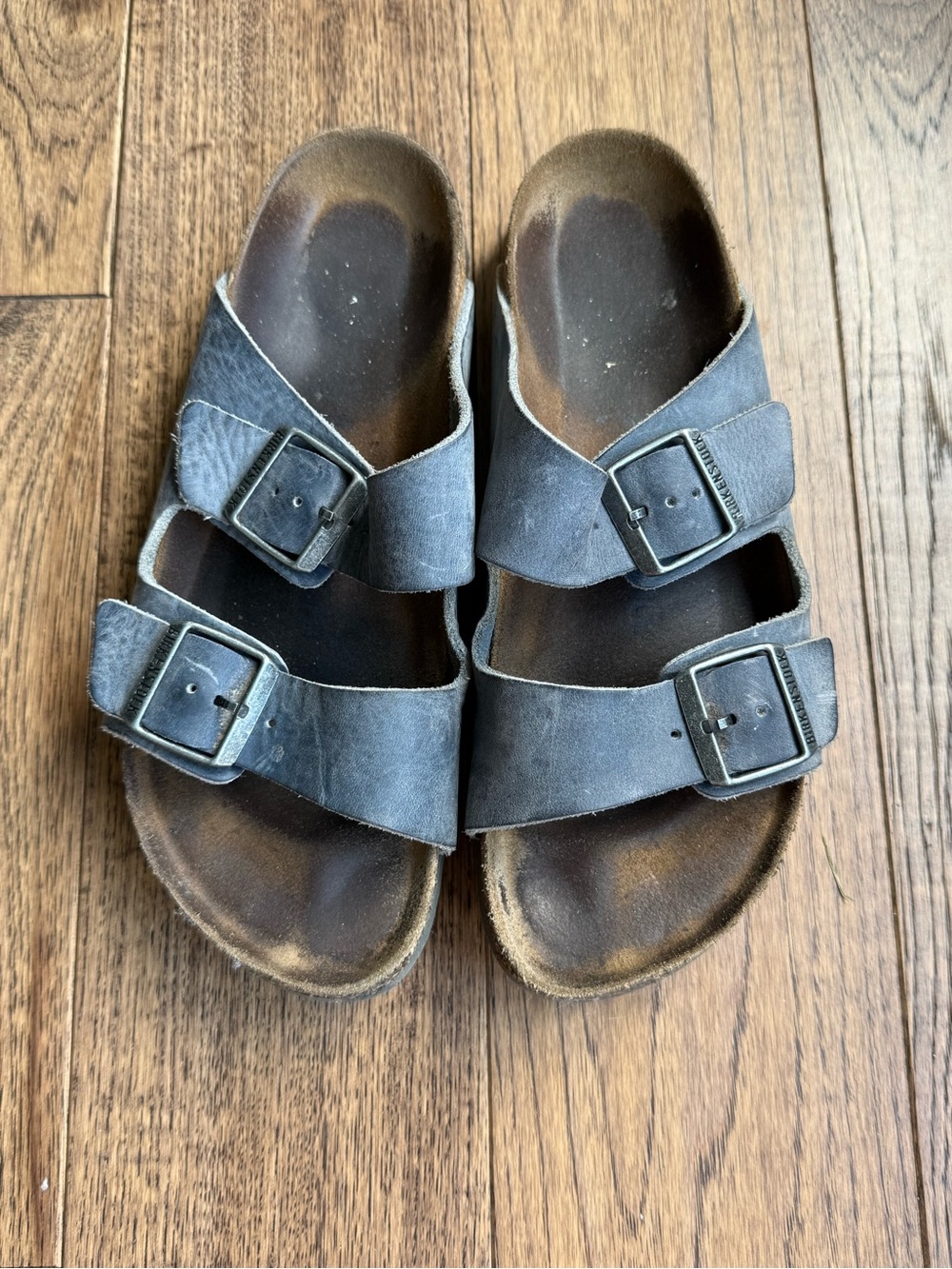 Birkenstock Arizona soft footbed sandals- dusty blue- EU 41/US 8-8.5- GUC sandal